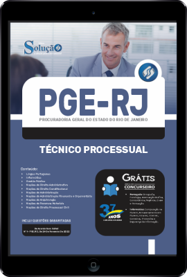 Apostila PGE-RJ em PDF - Técnico Processual - Imagem 1