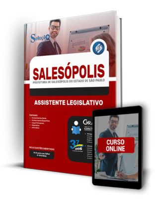 Apostila Prefeitura de Salesópolis - SP - Assistente Legislativo - Imagem 1