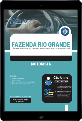 Apostila Câmara de Fazenda Rio Grande - PR em PDF - Motorista - Imagem 1