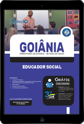 Apostila Prefeitura de Goiânia - GO em PDF - Educador Social - Imagem 1