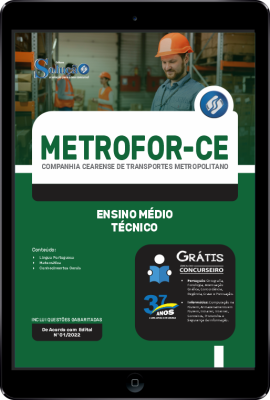 Apostila METROFOR-CE em PDF - Ensino Médio/Técnico - Imagem 1