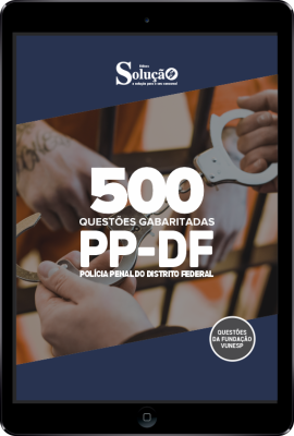 Caderno de Questões Polícia Penal - DF em PDF - 500 Questões Gabaritadas - Imagem 1