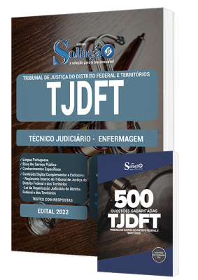 Combo Impresso TJDFT – Técnico Judiciário – Enfermagem