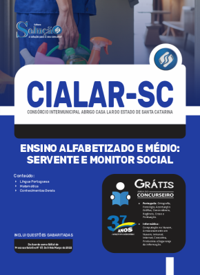 Apostila CIALAR-SC - Ensino Alfabetizado e Médio: Servente e Monitor Social - Imagem 3