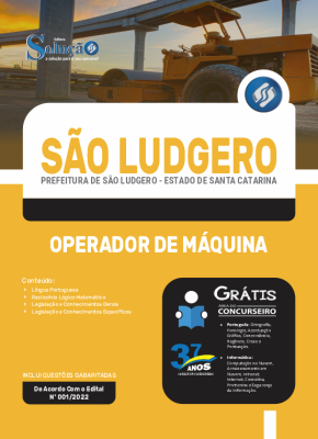 Apostila Prefeitura de São Ludgero - SC - Operador de Máquina - Imagem 3