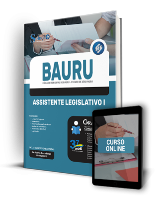 Apostila Câmara de Bauru - SP - Assistente Legislativo I - Imagem 1