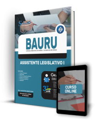 Capa Apostila Câmara de Bauru - SP - Assistente Legislativo I
