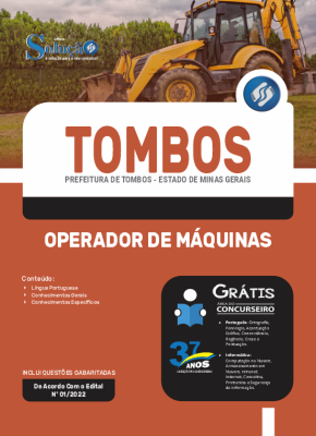 Apostila Prefeitura de Tombos - MG - Operador de Máquinas - Imagem 3