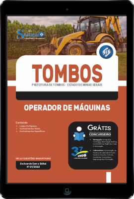 Apostila Prefeitura de Tombos - MG em PDF - Operador de Máquinas - Imagem 1