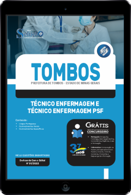 Apostila Prefeitura de Tombos - MG em PDF - Técnico em Enfermagem e Técnico em Enfermagem PSF - Imagem 1