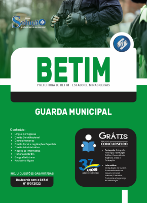 Apostila Prefeitura de Betim - MG - Guarda Municipal - Imagem 3