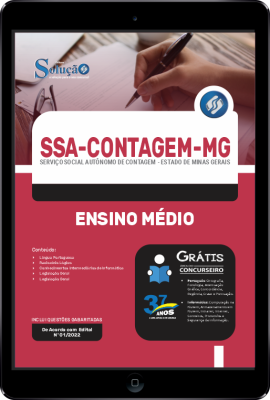 Apostila SSA-CONTAGEM-MG em PDF - Ensino Médio - Imagem 1