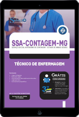 Apostila SSA-CONTAGEM-MG em PDF - Técnico de Enfermagem - Imagem 1