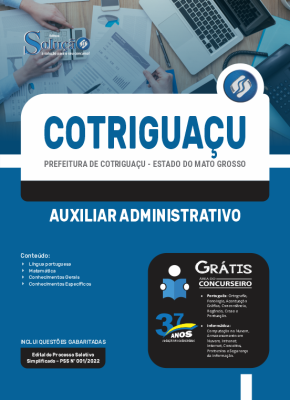 Apostila Prefeitura de Cotriguaçu - MT - Auxiliar Administrativo - Imagem 3