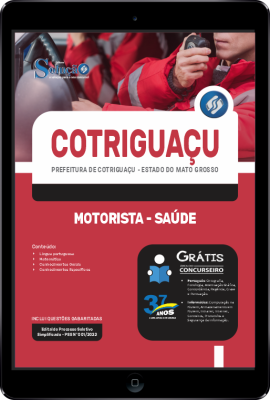 Apostila Prefeitura de Cotriguaçu - MT em PDF - Motorista - Saúde - Imagem 1