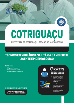 Apostila Prefeitura de Cotriguaçu - MT - Técnico em Vigilância Sanitária e Ambiental - Agente Epidemiológico - Imagem 3