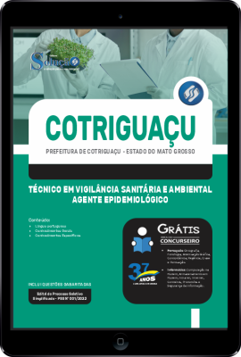 Apostila Prefeitura de Cotriguaçu - MT em PDF - Técnico em Vigilância Sanitária e Ambiental - Agente Epidemiológico - Imagem 1