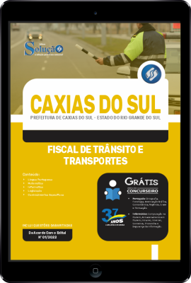 Apostila Prefeitura de Caxias do Sul - RS em PDF - Fiscal de Trânsito e Transportes - Imagem 1