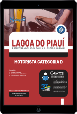 Apostila Prefeitura de Lagoa do Piauí - PI em PDF - Motorista Categoria D - Imagem 1