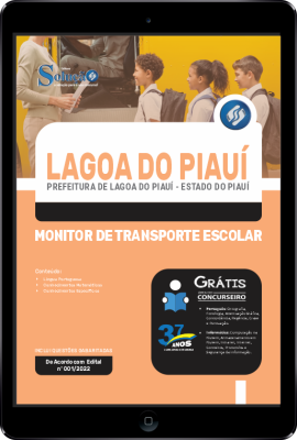 Apostila Prefeitura de Lagoa do Piauí - PI em PDF - Monitor de Transporte Escolar - Imagem 1