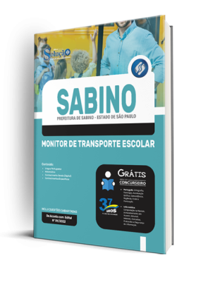 Apostila Prefeitura de Sabino - SP - Monitor de Transporte Escolar - Imagem 2