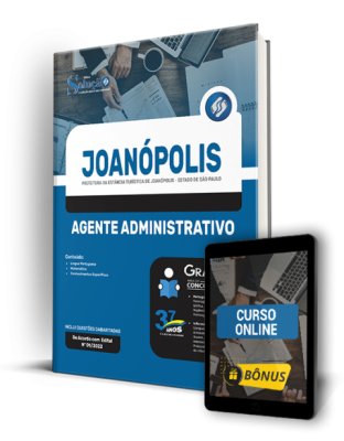 Apostila Prefeitura de Joanópolis - SP - Agente Administrativo - Imagem 1