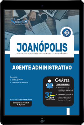 Apostila Prefeitura de Joanópolis - SP em PDF - Agente Administrativo - Imagem 1