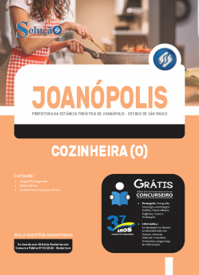 Apostila Prefeitura de Joanópolis - SP - Cozinheira (o) - Imagem 3