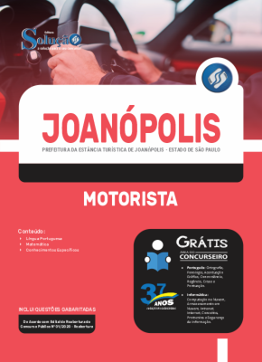 Apostila Prefeitura de Joanópolis - SP - Motorista - Imagem 3