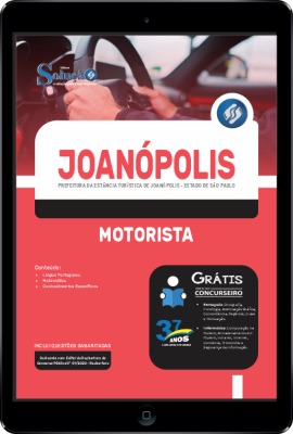 Apostila Prefeitura de Joanópolis - SP em PDF - Motorista - Imagem 1