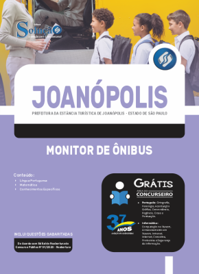 Apostila Prefeitura de Joanópolis - SP - Monitor de Ônibus - Imagem 3