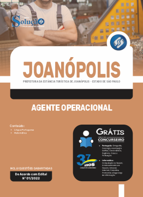 Apostila Prefeitura de Joanópolis - SP - Agente Operacional - Imagem 3