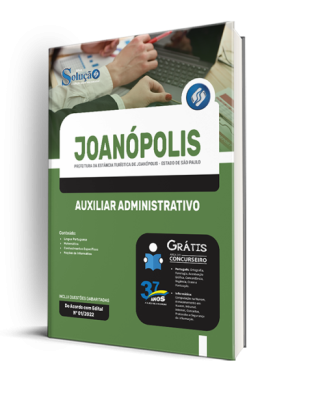 Apostila Prefeitura de Joanópolis - SP - Auxiliar Administrativo - Imagem 2