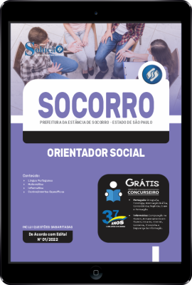 Apostila Prefeitura de Socorro - SP em PDF - Orientador Social - Imagem 1