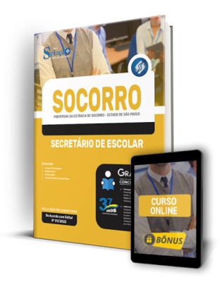 Apostila Prefeitura de Socorro - SP - Secretário de Escola - Imagem 1