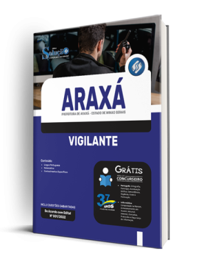 Apostila Prefeitura de Araxá - MG - Vigilante - Imagem 2