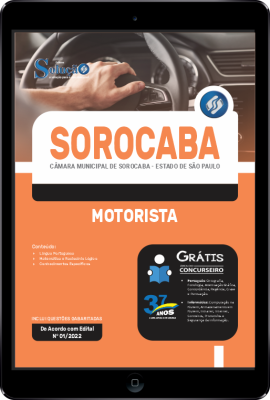 Apostila Câmara de Sorocaba - SP em PDF - Motorista - Imagem 1