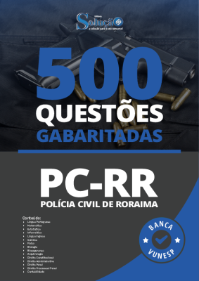 Caderno de Questões PC-RR - 500 Questões Gabaritadas - Imagem 2