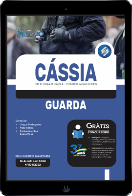 Apostila Prefeitura de Cássia - MG em PDF - Guarda - Imagem 1