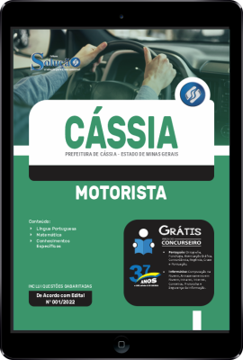 Apostila Prefeitura de Cássia - MG em PDF - Motorista - Imagem 1