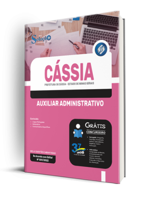 Apostila Prefeitura de Cássia - MG - Auxiliar Administrativo - Imagem 2