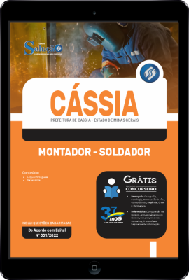 Apostila Prefeitura de Cássia - MG em PDF - Montador/Soldador - Imagem 1