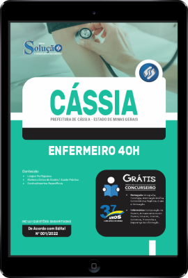 Apostila Prefeitura de Cássia - MG em PDF - Enfermeiro 40H - Imagem 1