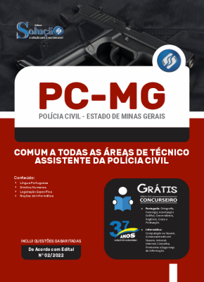 Apostila PC-MG - Comum a Todas as Áreas de Técnico Assistente da Polícia Civil - Imagem 3