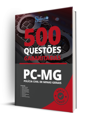 Caderno de Questões PC-MG - 500 Questões Gabaritadas