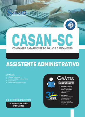 Apostila CASAN-SC - Assistente Administrativo - Imagem 3