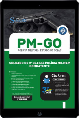 Apostila PM-GO em PDF - Soldado de 2ª Classe Polícia Militar - Combatente - Imagem 1