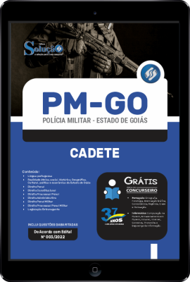 Apostila PM-GO em PDF - Cadete - Imagem 1