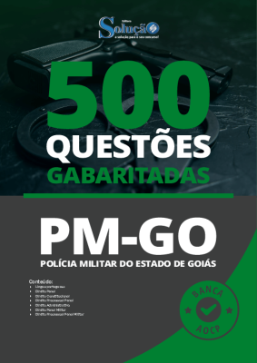 Caderno de Questões PM-GO - 500 Questões Gabaritadas - Imagem 2