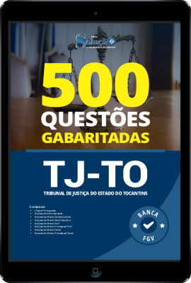 Caderno de Questões TJ-TO em PDF - 500 Questões Gabaritadas - Imagem 1